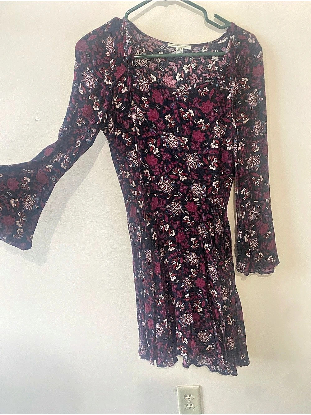 American Eagle Outfitters Floral Mini Dress Size Xs Like New